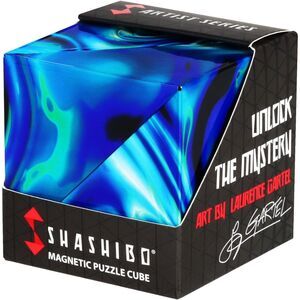 Shashibo Shape Shifting Box – STEM Fidget Toy, 100+ Shapes, Mystic Ocean